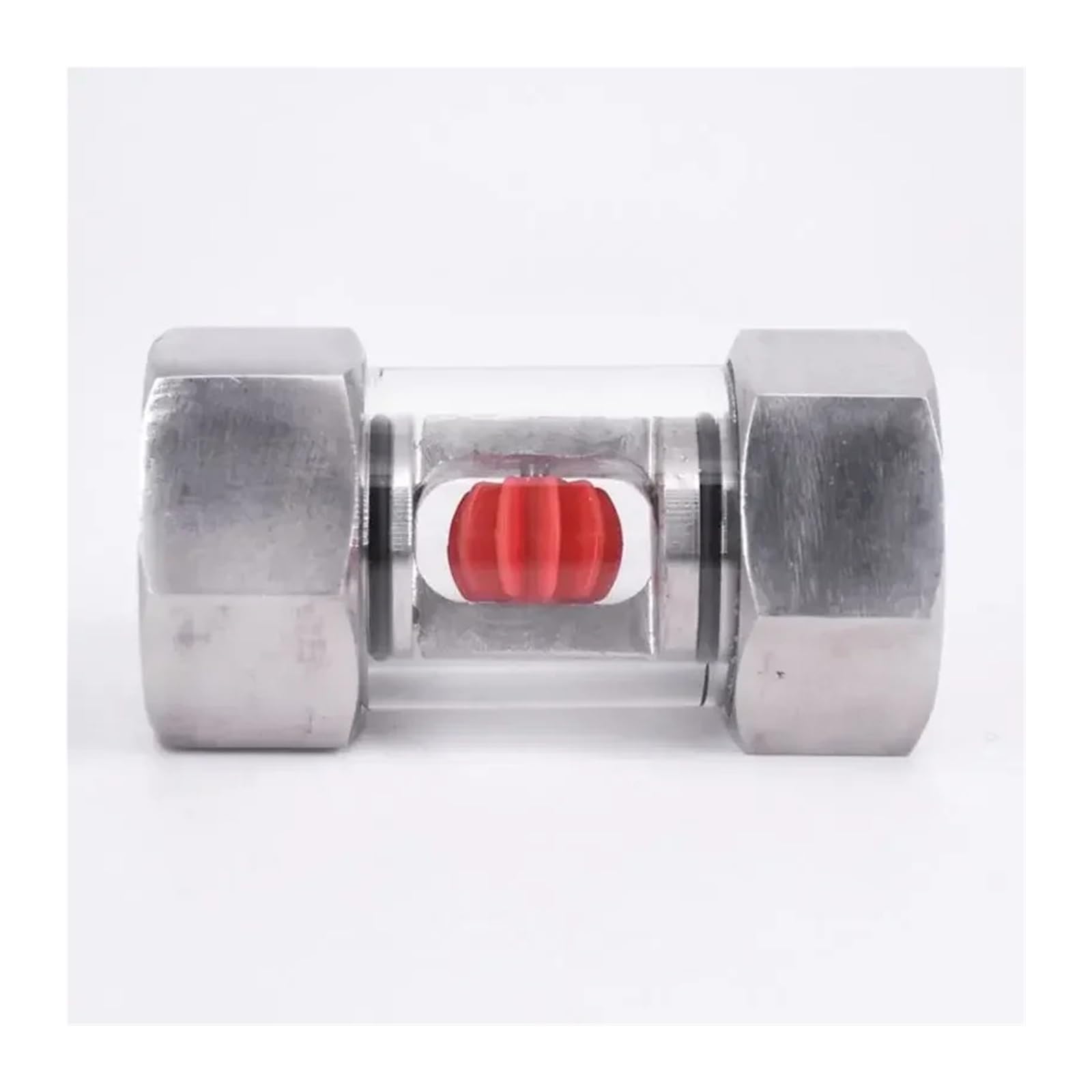 KSZHZYMGX 1/4" 3/8" 1/2" 3/4" 1" BSPT Female In-Line 304 Window Sight Flow Indicator With Impeller(3/4")
