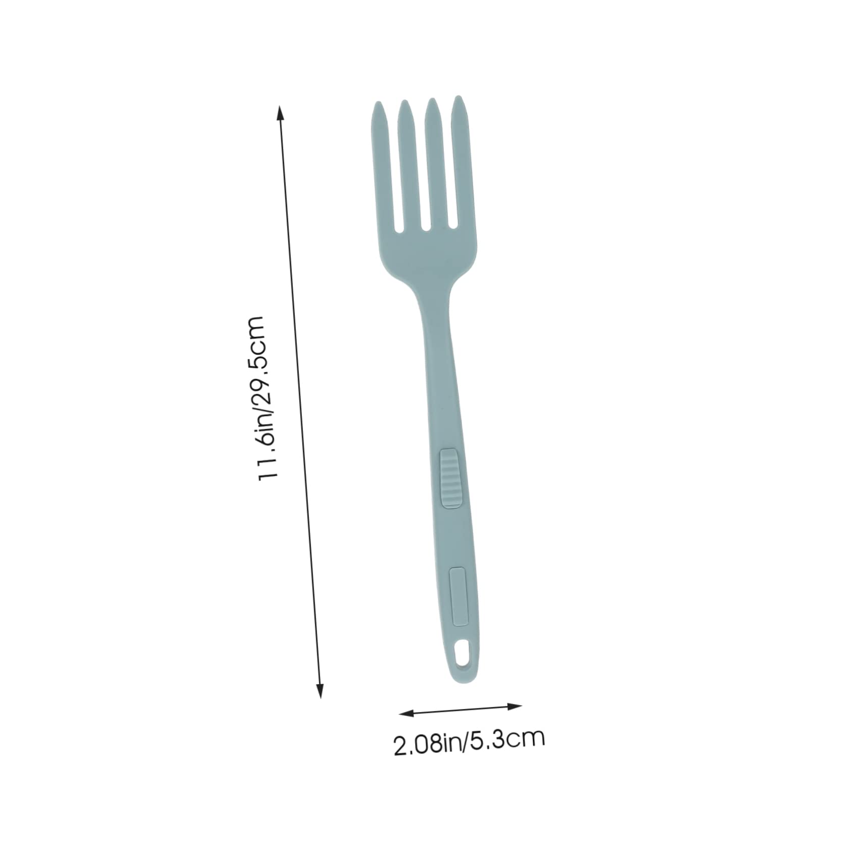 Unomor Silicone Serving Utensils Large Fork for Cooking Nonstick Food Cooking Fork for Hotels Restaurants