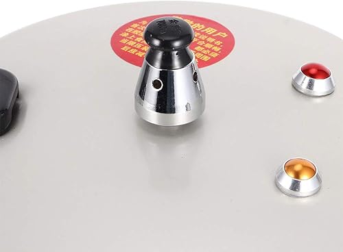 Miniatura 9 de Bote a presión, olla a presión de aleación de aluminio, olla a presión doméstica con capa de vapor para estufa de cerámica eléctrica de gas (7.9 in