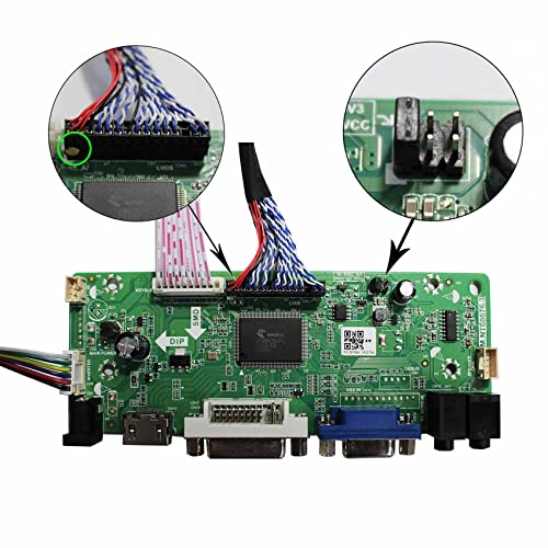 Image of VGA Audio Controller Board for 1920x1080 LM215WF4-TLE9 LM230WF5-TLD1 M236HGE-L10 30Pins LVDs LCD Screen 21.5 inch 23 inch 23.6 inch