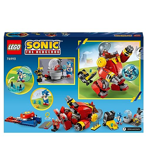 Sonic the Hedgehog Sonic vs. Robot Death Egg del Dr. Eggman, Gioco per Bambini e Bambine da 8 Anni con Sfera della Velocità, Sistema di Lancio e 6 Personaggi, Idea Regalo di Compleanno 76993 - Lego - Immagine 7