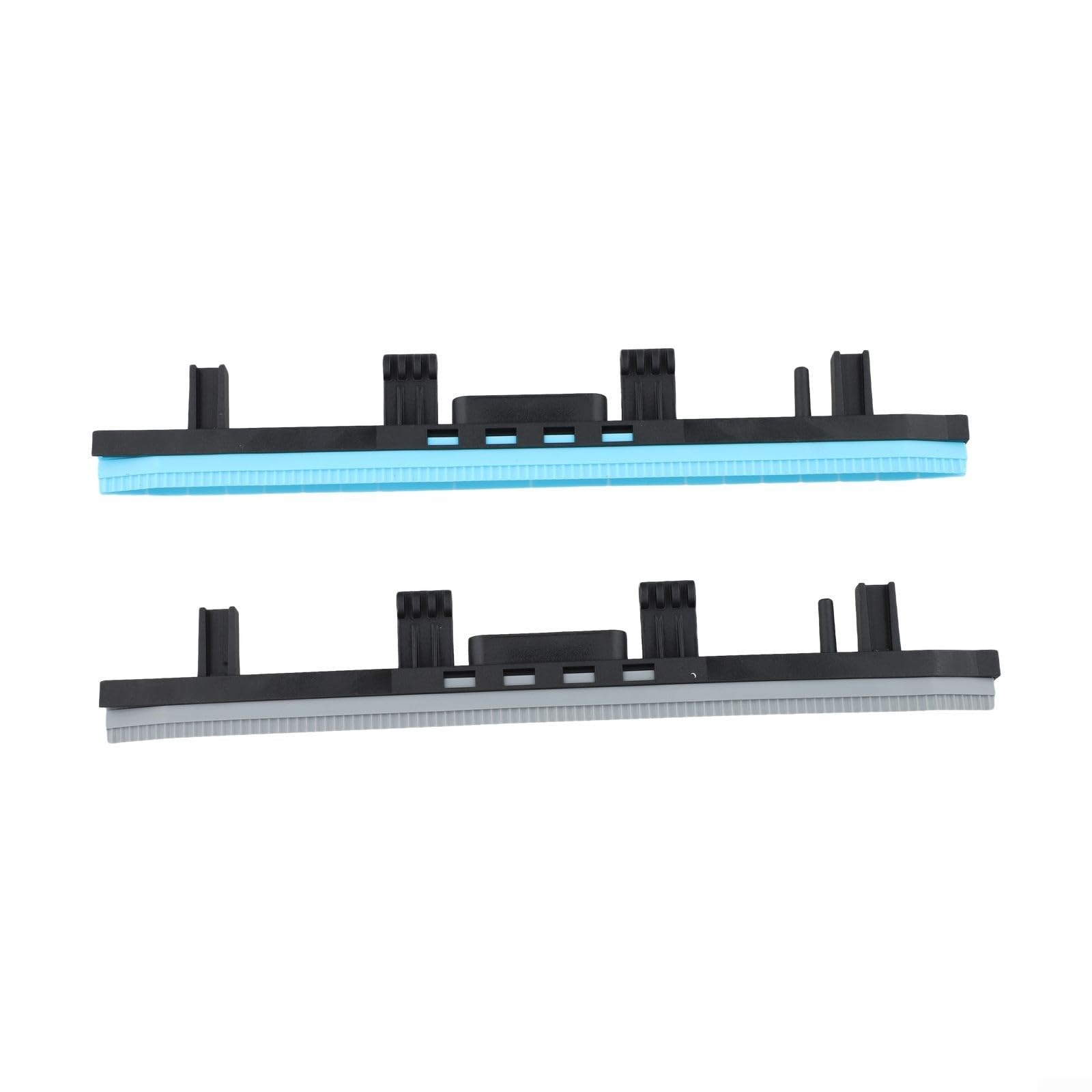 2 tiras de rascado para fregador de suelos Karcher BR 30/4C, juego de escobillas de goma sustituye a 4777-008, azul y negro para limpieza de azulejos, piedra y madera