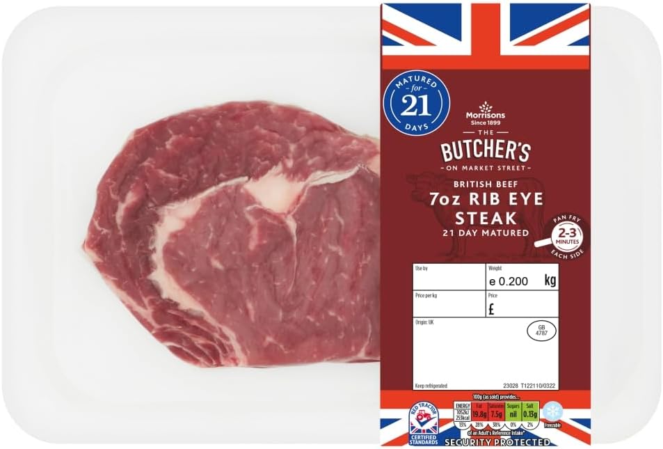 Morrisons Rib Eye Steak 200g