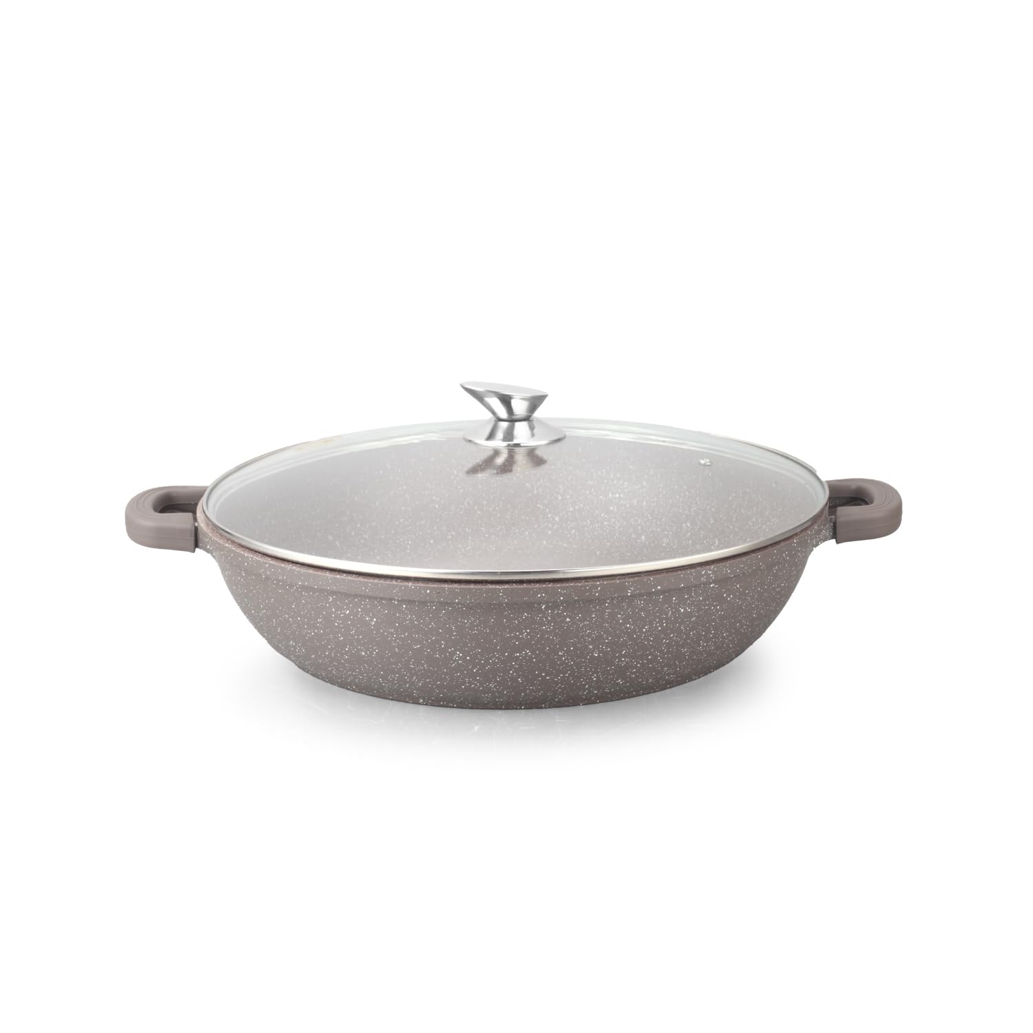 Tegame 40 cm con coperchio I Giganti design marrone