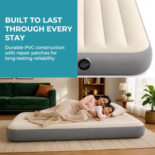 Toy Imagine 6.67ft Beige Inflatable Air Bed - Image 6
