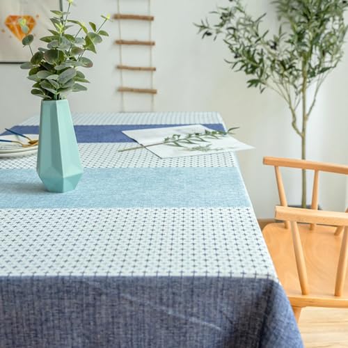 Nappe de table anti tache lavable Daesar en coton lin 60 x 60 - 5