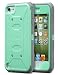 iPod 5 Cases,iPod 6 Cases,ipod touch 6th generation case with screen protector,ULAK [ KNOX ARMOR ] Dual Layer Hybrid Protective Case Bumper Cover for Apple iPod Touch 5 6th Generation (Mint Green)