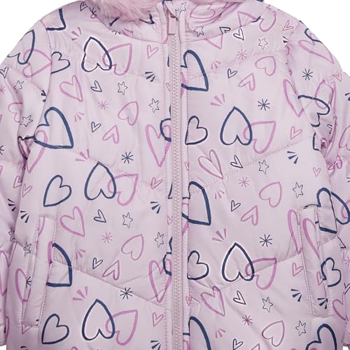 Image of Carter's Girls 2-Piece Snowsuit Puffer Jacket and Skibib Snow Pants Toddler and Big Kids