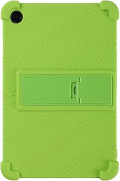 Capa Genérica Compatível com Xiaomi Pad 7 (Cor: Verde) – Proteção Traseira de Silicone à Prova de Choque com Suporte