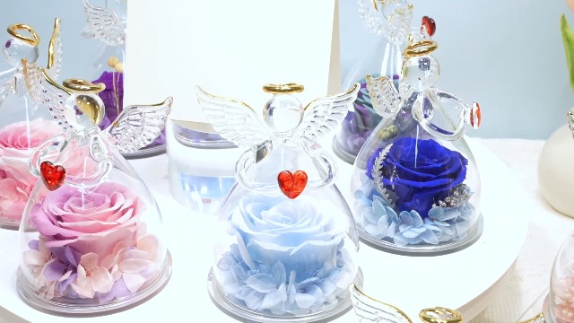Miofula Rosa Eterna In Scatola Con Collana – Regalo Per Mamma Con Scritta "Mejor Madre Del Mundo"