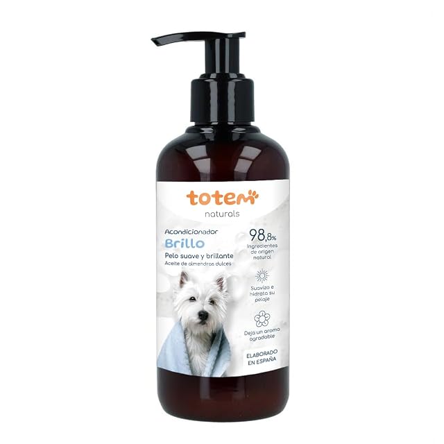 Foto 5 de 5 de Totem Naturals - Pack Suavidad y Brillo Champú 250 ml + Acondicionador 250 ml Natural para Perros