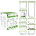 Produktbild FOSA Starter Kit für die Vakuumierer, Einkochen und zur Zubereitung Kulinarische, 4 Behälter 600 ml, 3 Behälter 850 ml, 2 Behälter 1350 ml und 1 enthalten-2850 ML