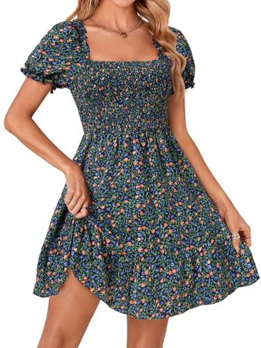 Image of Rooscier Women's Summer Boho Mini Dress