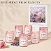 6 Pack Soy Wax Candles Sets, Scented Candles Gifts Sets for Women Birthday Christmas, 5.5 Oz Each Natural Aromatherapy Candles for Home, Spa, Relaxation & Home Decoration