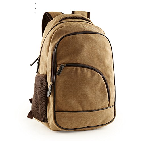 Sac à dos casual en toile pour école et ordinateur portable modèle A