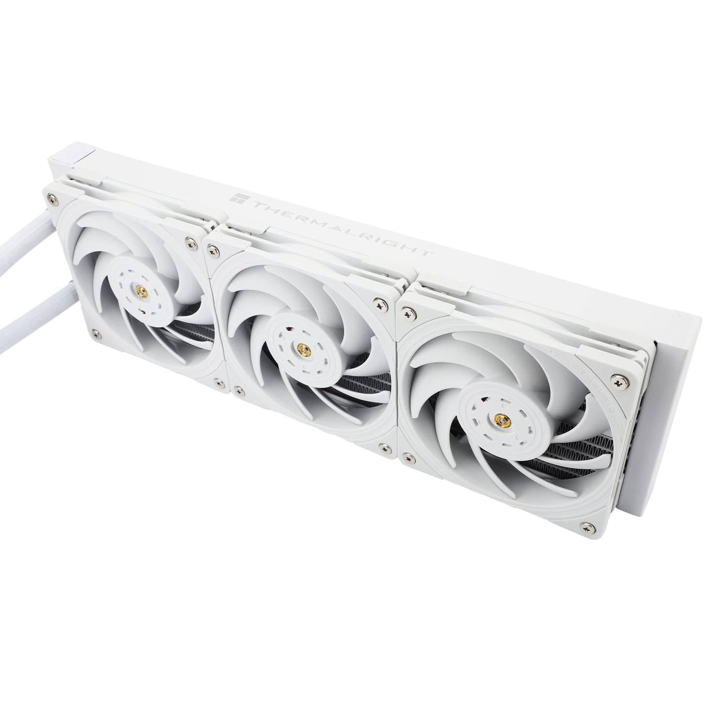 Thermalright Frozen Edge 360 White Refroidisseur d'eau liquide pour processeur avec ventilateur PWM 120mm, 360 Aio, dissipateur thermique à eau intégré pour AM4/AM5,lga1851