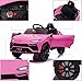 SEGMART 12V Kids Ride On Car Licensed Lamborghini Urus Electric Car for Kids Vehicle Toy/Parent Remote Control, USB Port, AUX, Spring Suspension, Opening Door, LED Light (Pink)