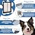 PlexiDor Performance Pet Doors for Dogs and Cats - Door Mount Dog Door with Lock and Key - Bronze, Large Sizes