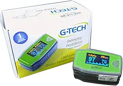 Oxímetro De Dedo infantil Profissional Alto Contraste e Fácil Leitura G-Tech