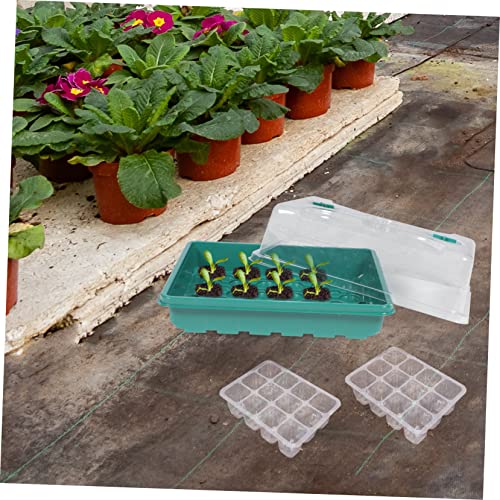 Boîte de germination de plantes verte avec mini bac et accessoires ORFOFE - 3