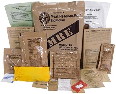Genuine Military MRE Meal with Inspection Date September 2017 or Newer (Cheese tortellini)