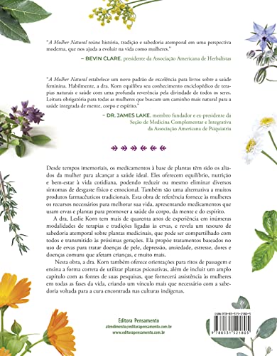 A Mulher Natural: Plantas Medicinais Para uma Saúde Radiante em Todos os Estágio da Vida