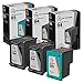 LD Remanufactured Ink Cartridge Replacement for HP 94 & HP 95 (2 Black, 1 Color, 3-Pack)