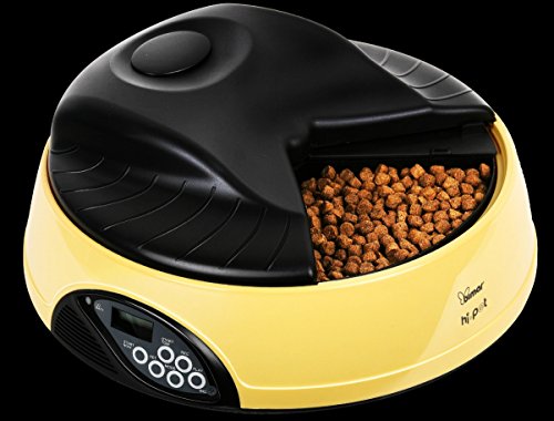 Bimar Hi-Pet Distributeur Automatique De Nourriture Pour Animaux (Chien & Chat) Avec Enregistreur Vocal Pour 4 Jours/Repas Cover