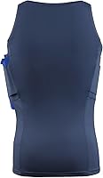 Vista 2 de Lilcreek Camisas de transporte ocultas de cuello redondo para hombres: ropa de transporte oculta encubierta con funda de pistola