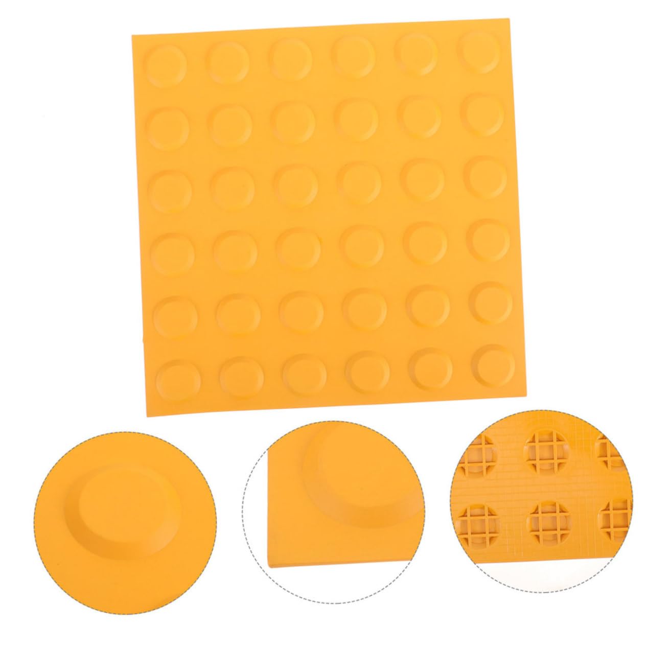 VILLFUL Safety Tactile Blind Bricks Tactile Dots Blind Paving Tiles Blocks Accessible Pathway Tiles