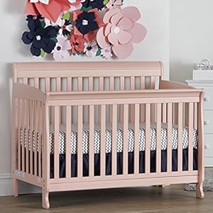Suite Bebe Riley 4 in 1 Convertible Crib Coral Finish