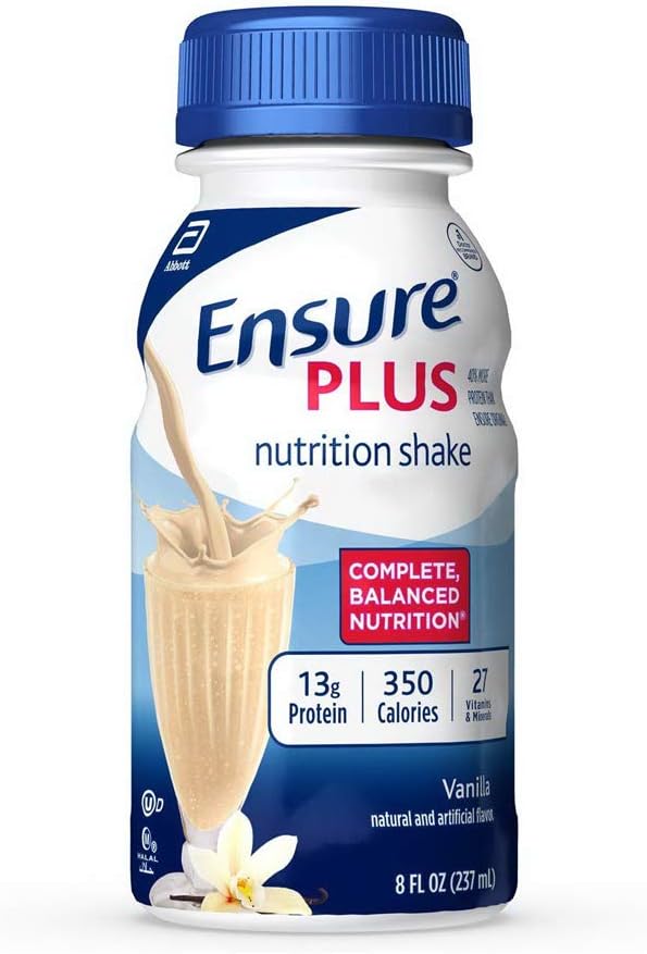 Ensure Plus Vanilla Nutrition Shake, 6 Count