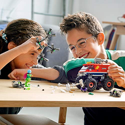 LEGO® Marvel Homem-Aranha: Caminhão Gigante de Homem-Aranha vs. Mysterio; Kit de Construção (439 peç