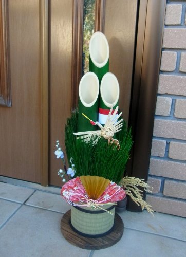 honoページ門松★早期予約品★85cm 楽天市場】送料無料！ちょっと洋風門松本格派90cm 年越し特集 松竹梅