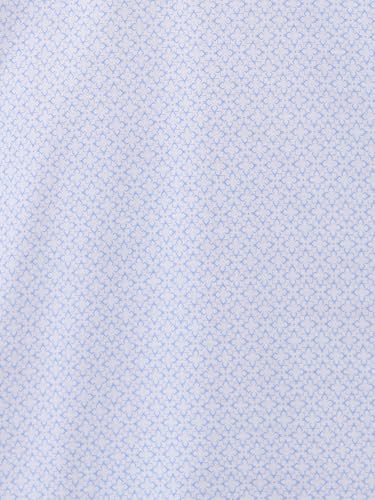 Image of Park Avenue Men Slim Fit Print Pattern Pure Cotton Half Sleeve Polo Neck Formal T-Shirt