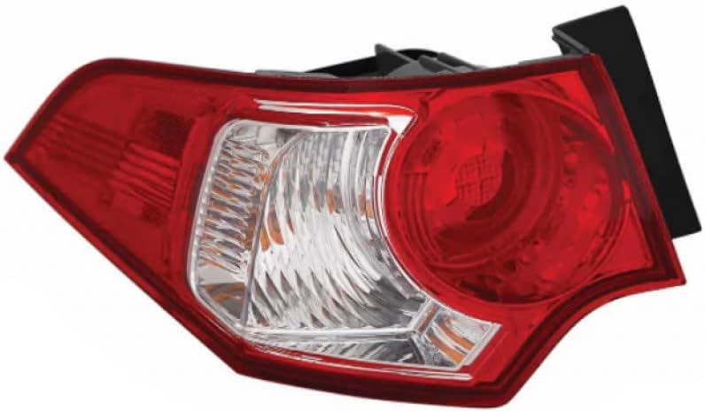 CarLights360 For Acura TSX Tail Light Assembly 2009 2010 Driver and Passenger Side Pair Sedan DOT Certified | AC2800113 | AC2801113 | 33550-TL0-A01