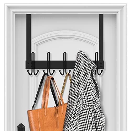 Ganchos para puertas, 15 ganchos de acero inoxidable para el dormitorio, para colgar abrigos, toallas, bolsos, batas, sombreros, en la parte trasera del baño Cover