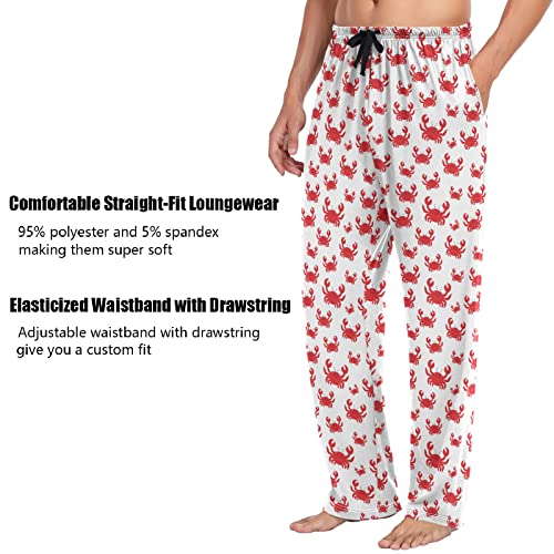 Sloth Devil Plaid Pajama Pants for Men Comfort Sleep Lounge Bottoms Straight-fit with Pockets S-XXL3