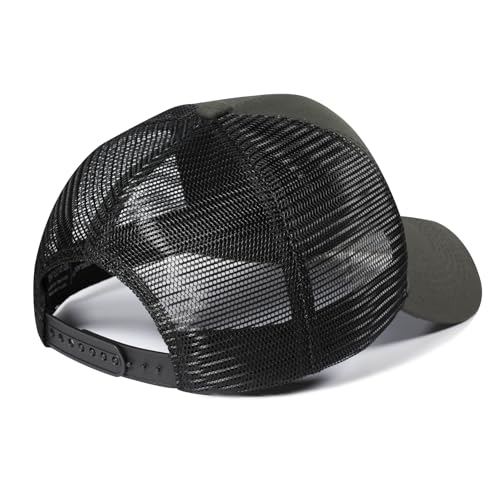 Image of VIONLAN Baseball Cap American Flag Trucker Hat for Men Women 3D Embossed Logo Adjustable Outdoor Mesh Snapback Hat