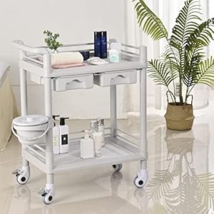 Qiwey Beauty Cart 2-2 Salonwagen Weiß