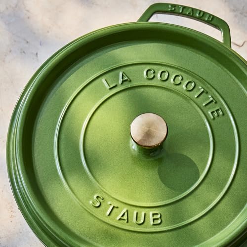 Image of Staub Cast Iron 7-qt Round Dutch Oven - Pistachio