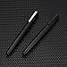 2 PCS Jinhao 80 Black Brushed Carbon Fiber Fountain Pen with Ink Converter, Iridium Fine Nib Writing Pen Set