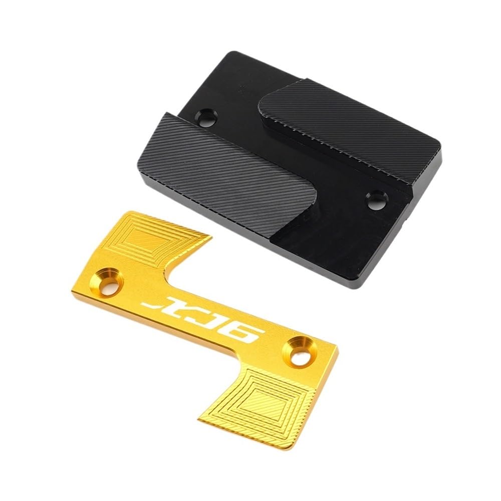 Tapón depósito líquido Frenos Tapa de Cubierta de depósito de líquido Frenos Delantero y Trasero de Motocicleta, para Y&amaha XJ6 XJ6N XJ6f Diversion 2009-2014,