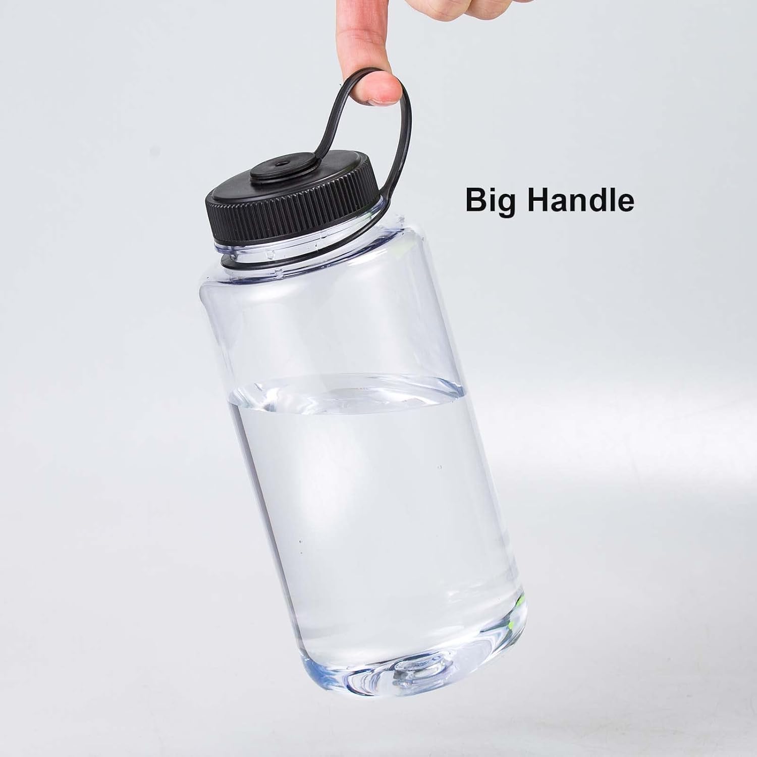 Buy 6 Pack Clear Water Bottles Bulk, 32 oz Reusable Water Bottle with