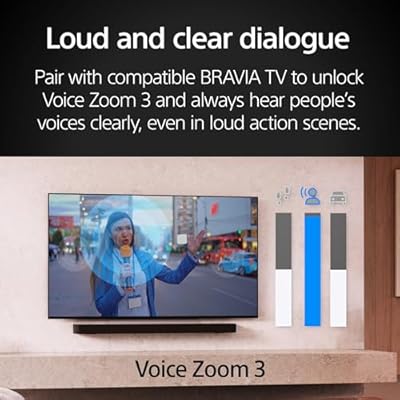 Sony 65 Inch Mini LED QLED 4K Ultra HD TV BRAVIA 9 Smart Google TV with Dolby Vision HDR and Exclusive Features for PlayStation 5 (K-65XR90), 2024 Model BRAVIA Theater Bar 8 Sound Bar