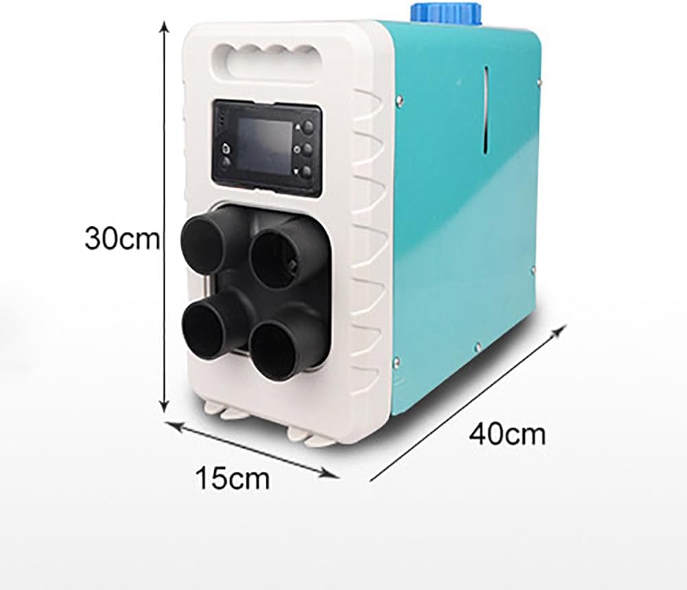 Diesel Heater, Parking Heater with Remote Control and LCD Display, Mini Vertical Parking Heater, Air Diesel Parking Space Heater (24v)