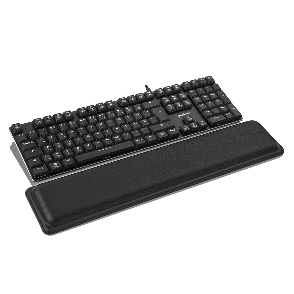 Sharkoon Elite Shark Wr200 Wrist Rest Polyurethane Black, W128254767 (Polyurethane Black)
