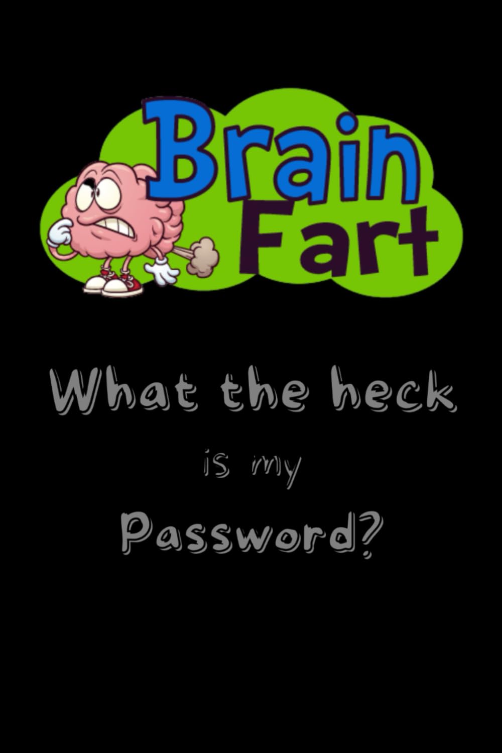 What the Heck is my Password, Logbook Organizer, Alphabetized A-Z Manager Planner Notebook for Username, Website Login and Email, Safe Keeper Journal Tracker, Brain Fart, Gag gift