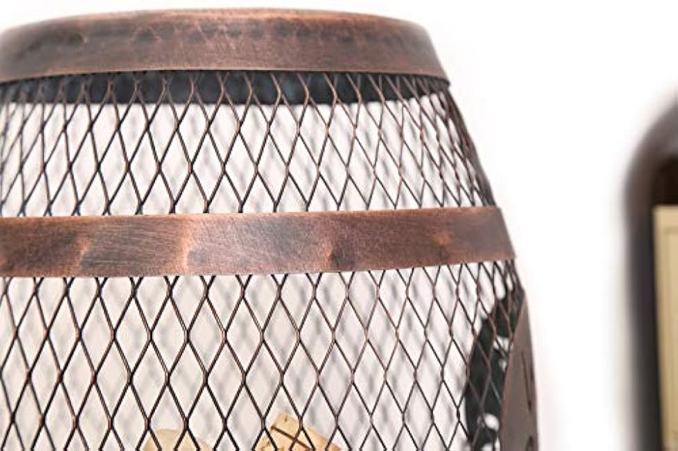Wine Barrel Cork Holder, Antique Bronze - Cork Storage