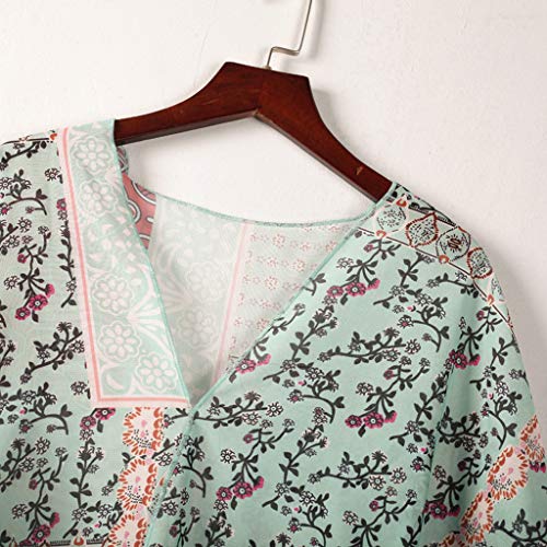 LISTHA Fashion Kimono Cardigan Women\'s Floral Print Coat Tops Suit Bikini Swimwear Beach Swimsuit Smock - Thumbnail 2